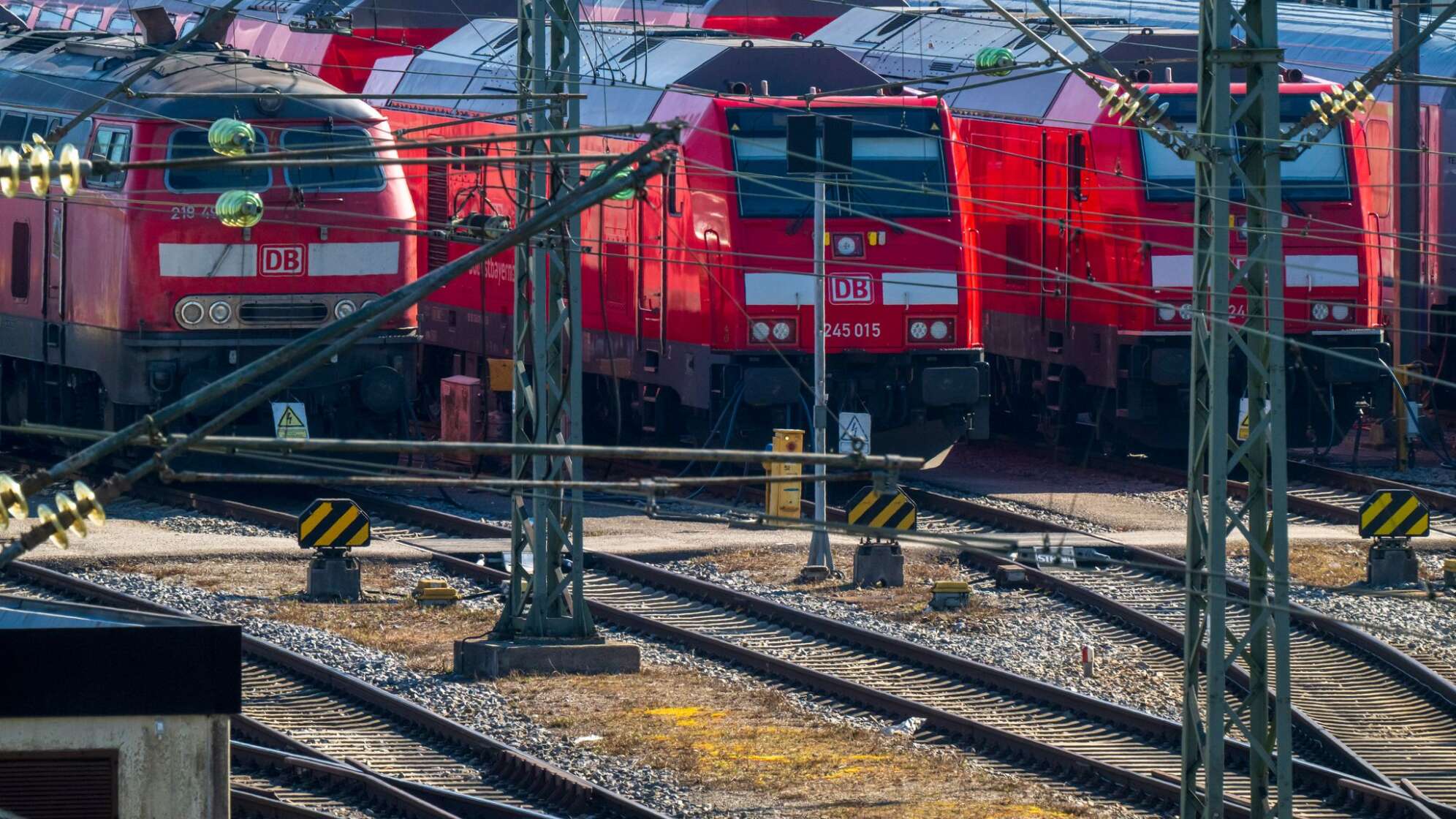 Regionalbahn Loks am Hauptbahnhof