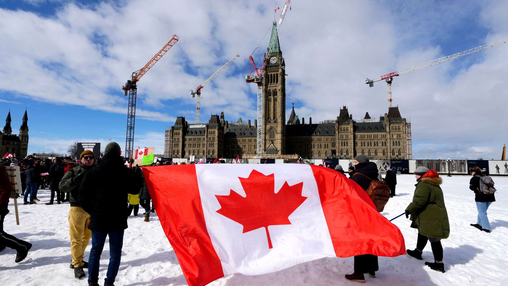 Pro-Kanada Demo in Ottawa