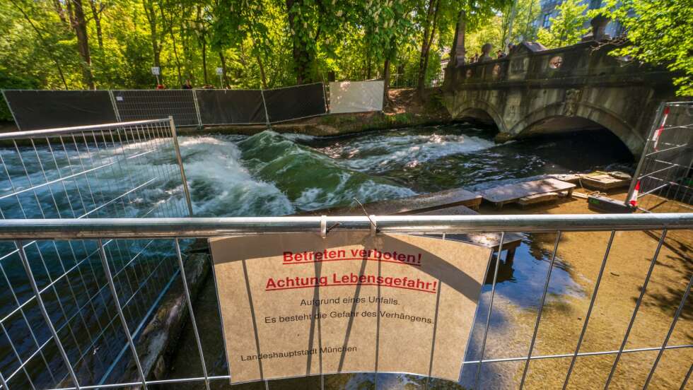 München: Ermittlungen nach Unglück an Eisbachwelle eingestellt