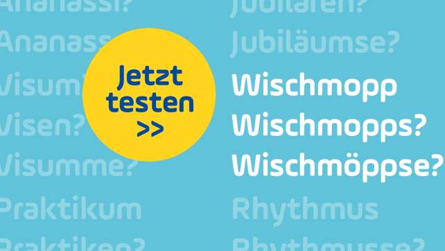 Wischmopps oder Wischmöppse: Kennst du die richtige Mehrzahl? Teste dich!