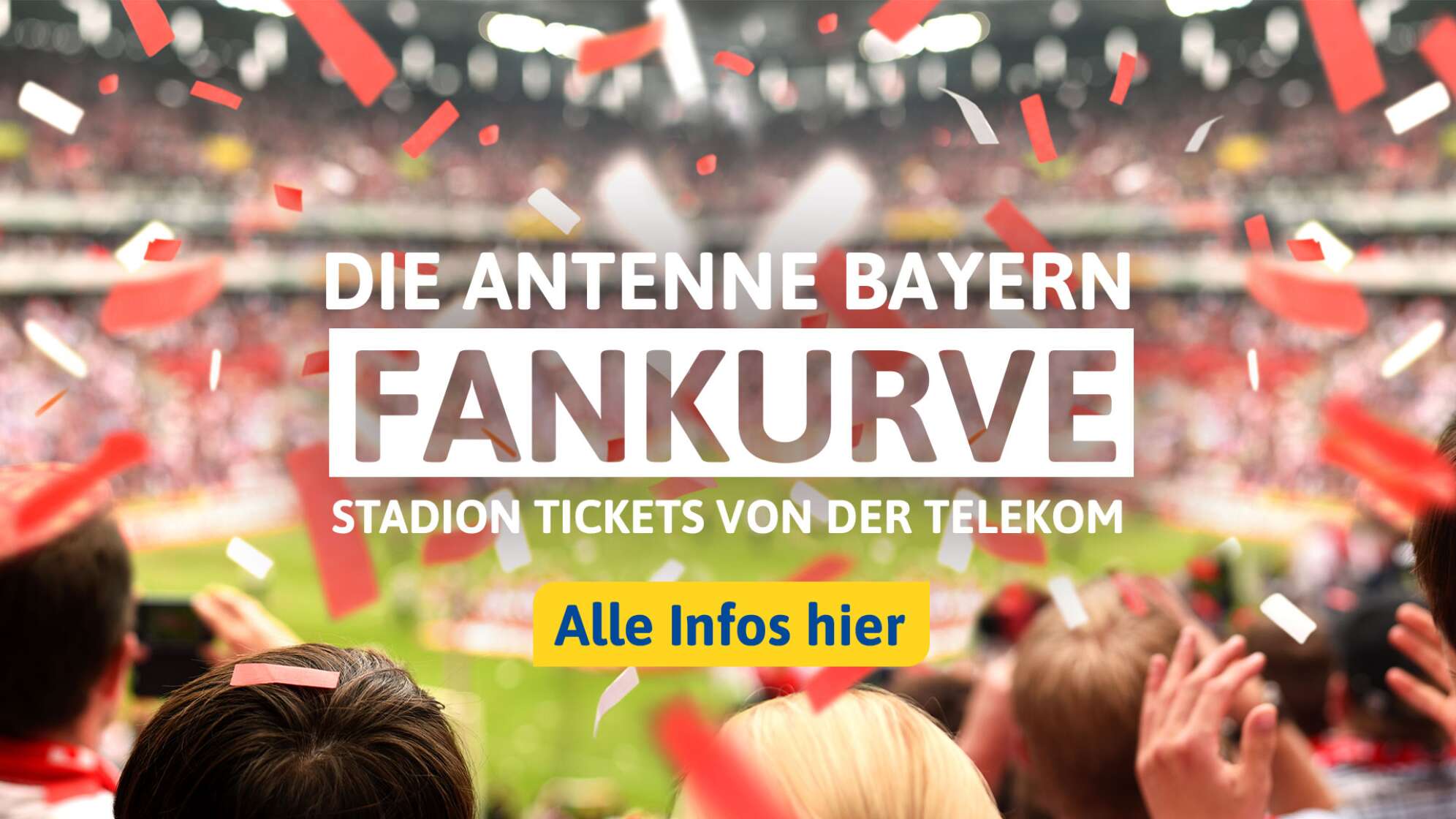 Die ANTENNE BAYERN Fankurve