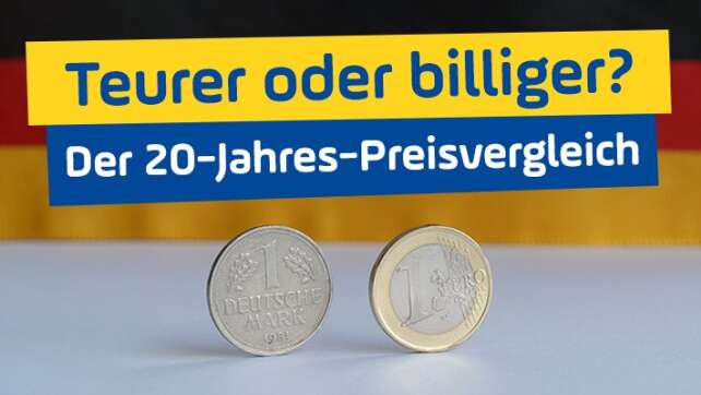 Teurer oder billiger? Der 20-Jahres-Preisvergleich