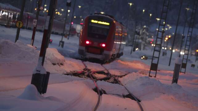 Wie die Bahn in Bayern sich auf den Winter vorbereitet