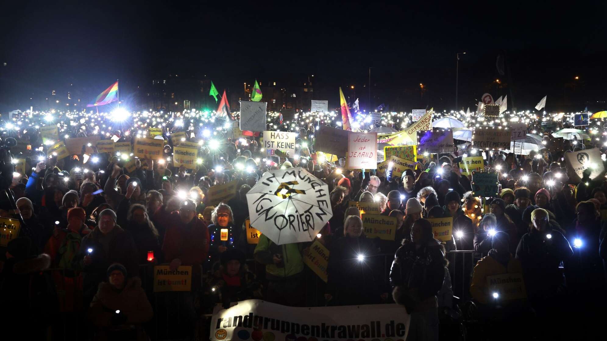 Demonstrationen gegen rechts - München