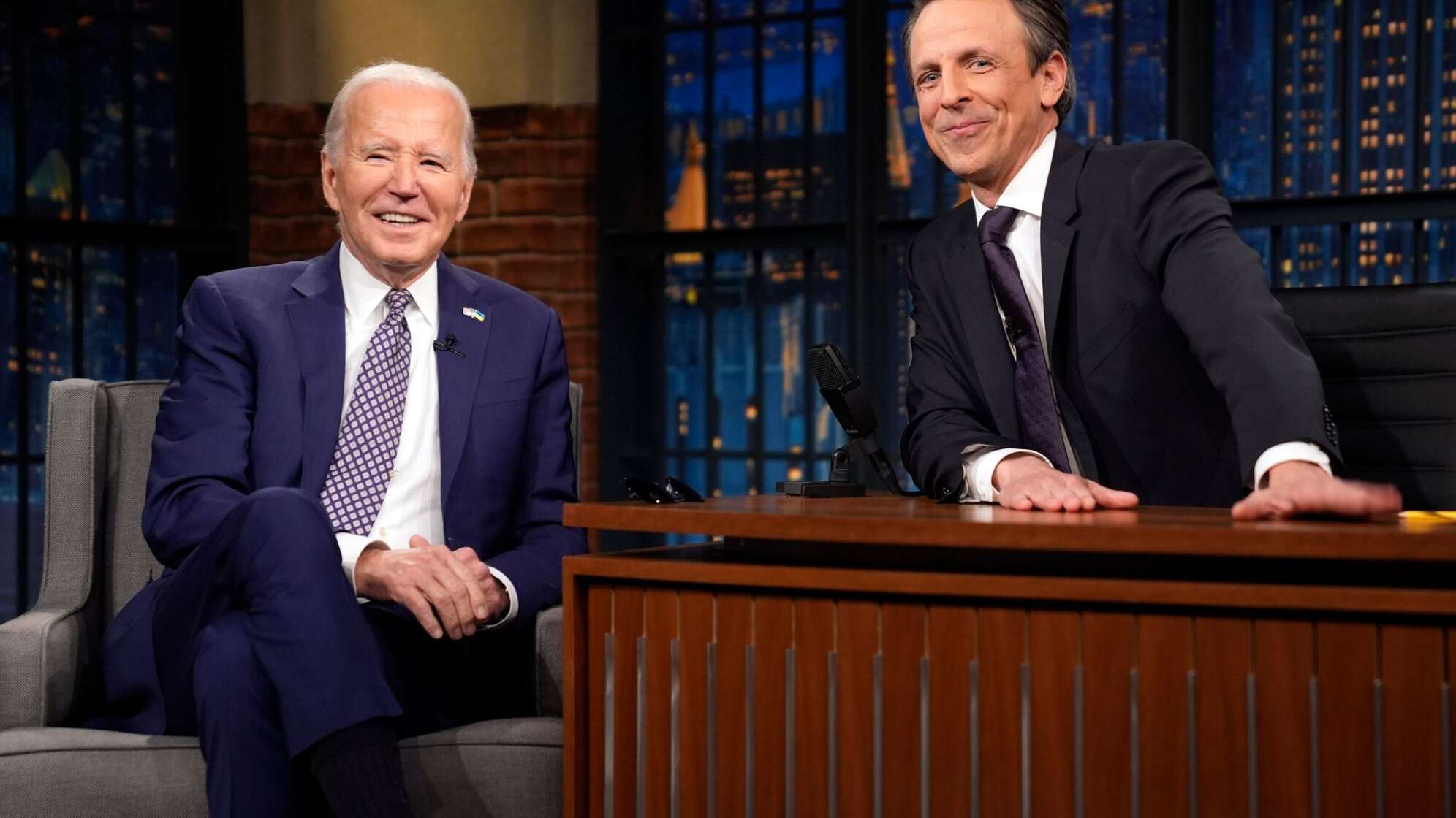 Biden bei «Late Night with Seth Meyers»