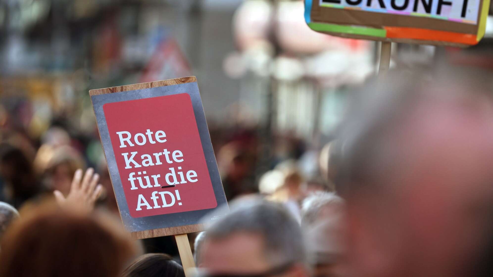 Demonstrationen gegen rechts