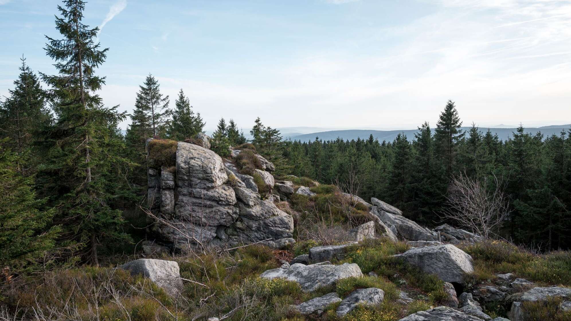 Der Ochsenkopf im Fichtelgebirge ist ein beliebtes Ausflugsziel.