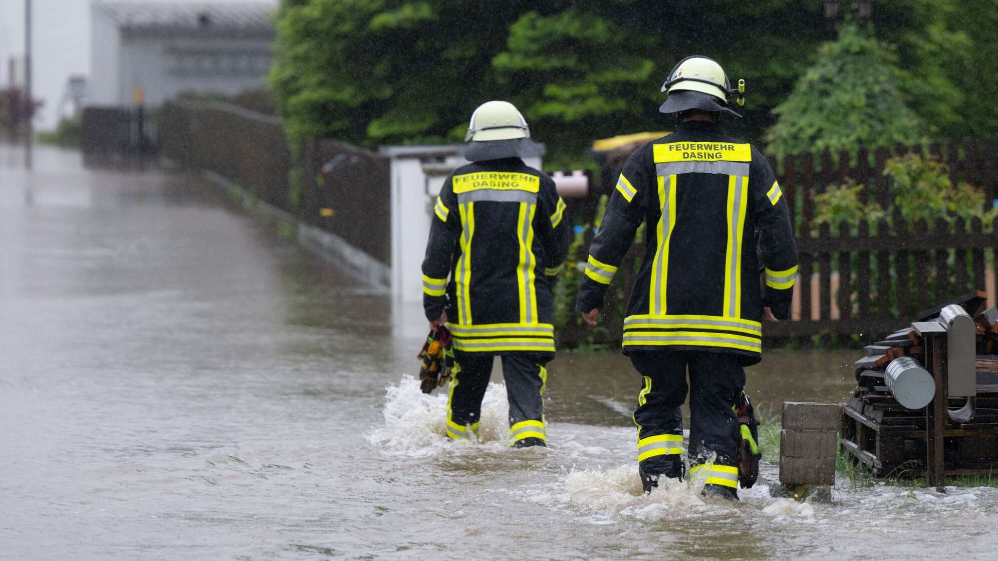 Hochwasser in Bayern - Dasing