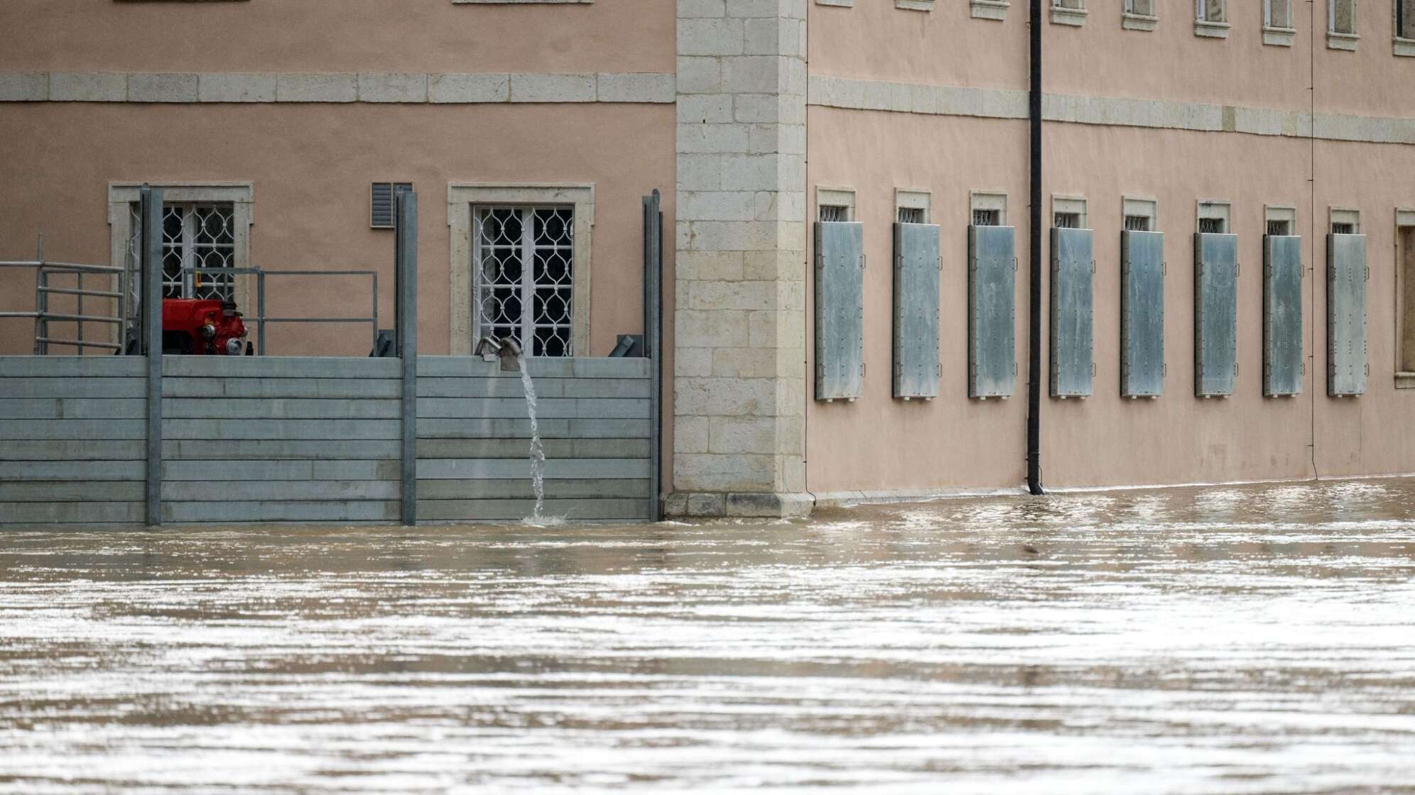 Hochwasser in Bayern - Weltenburg