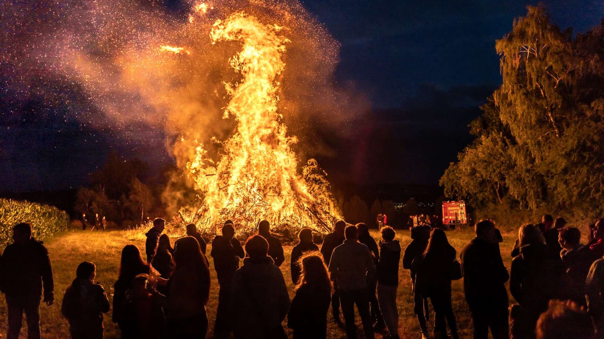 Johannifeuer in Bayern