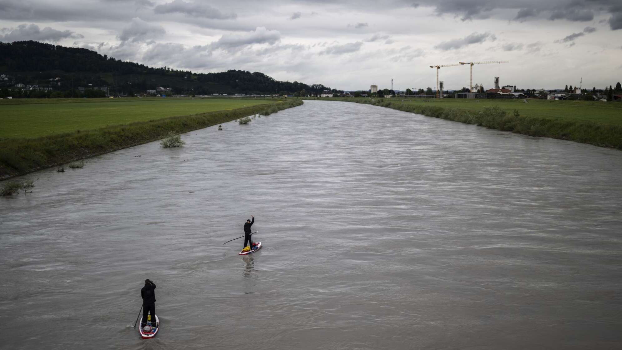 Verbesserung des Hochwasserschutzes am Rhein