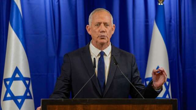 Gantz sichert Netanjahu Unterstützung für Waffenruhe-Deal zu