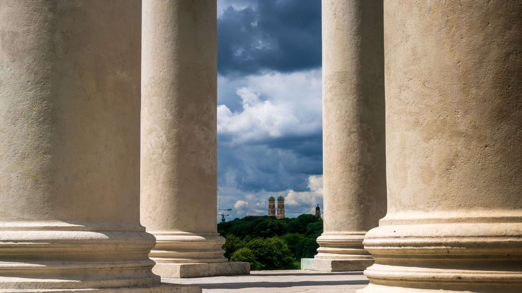 Wolken über München