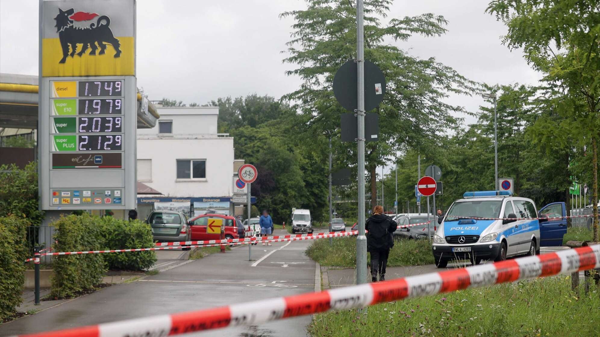 Schüsse an Konstanzer Tankstelle