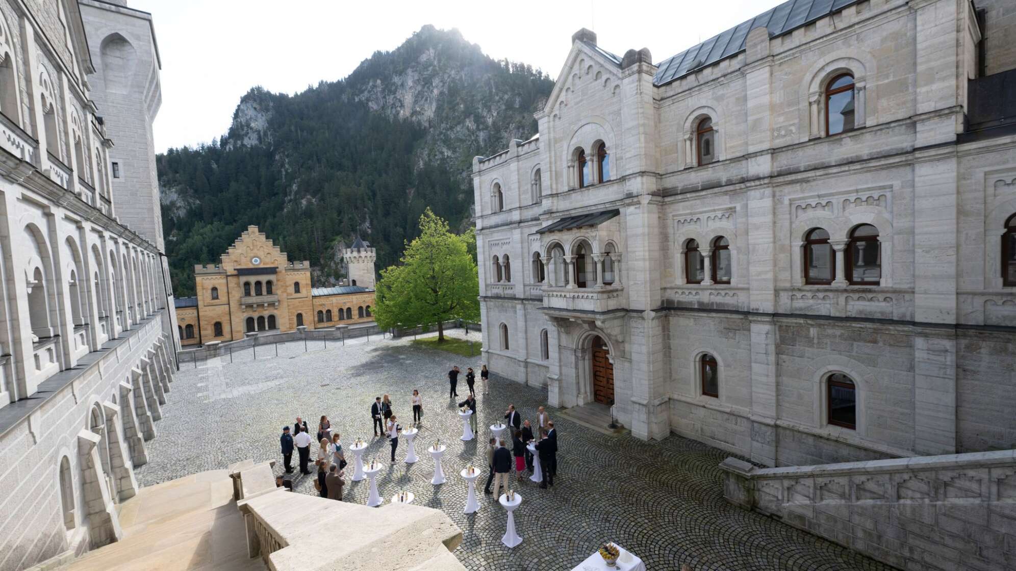 Konzerte im Hof von Schloss Neuschwanstein