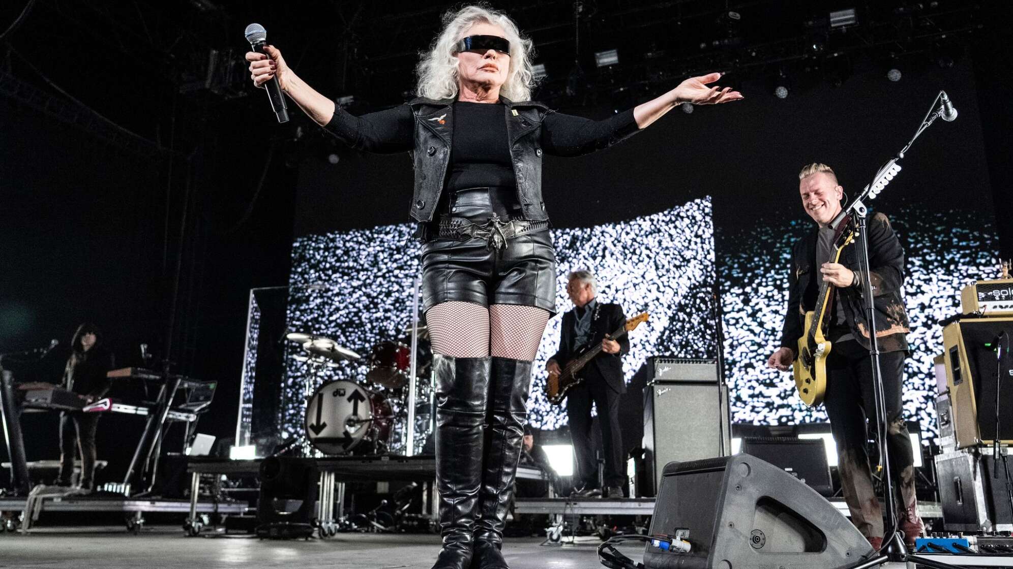 Blondie mit Frontfrau Debbie Harry