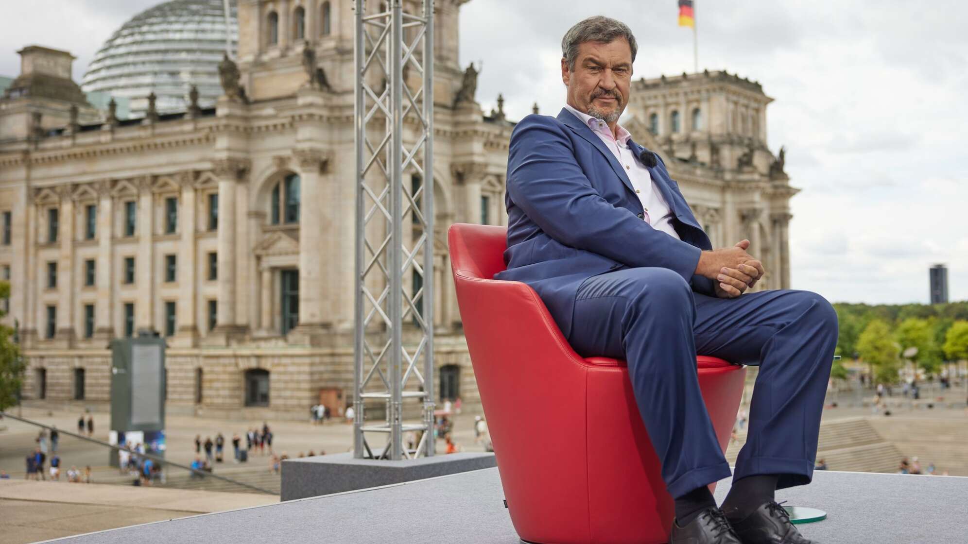 ARD-Sommerinterview mit CSU-Chef Markus Söder