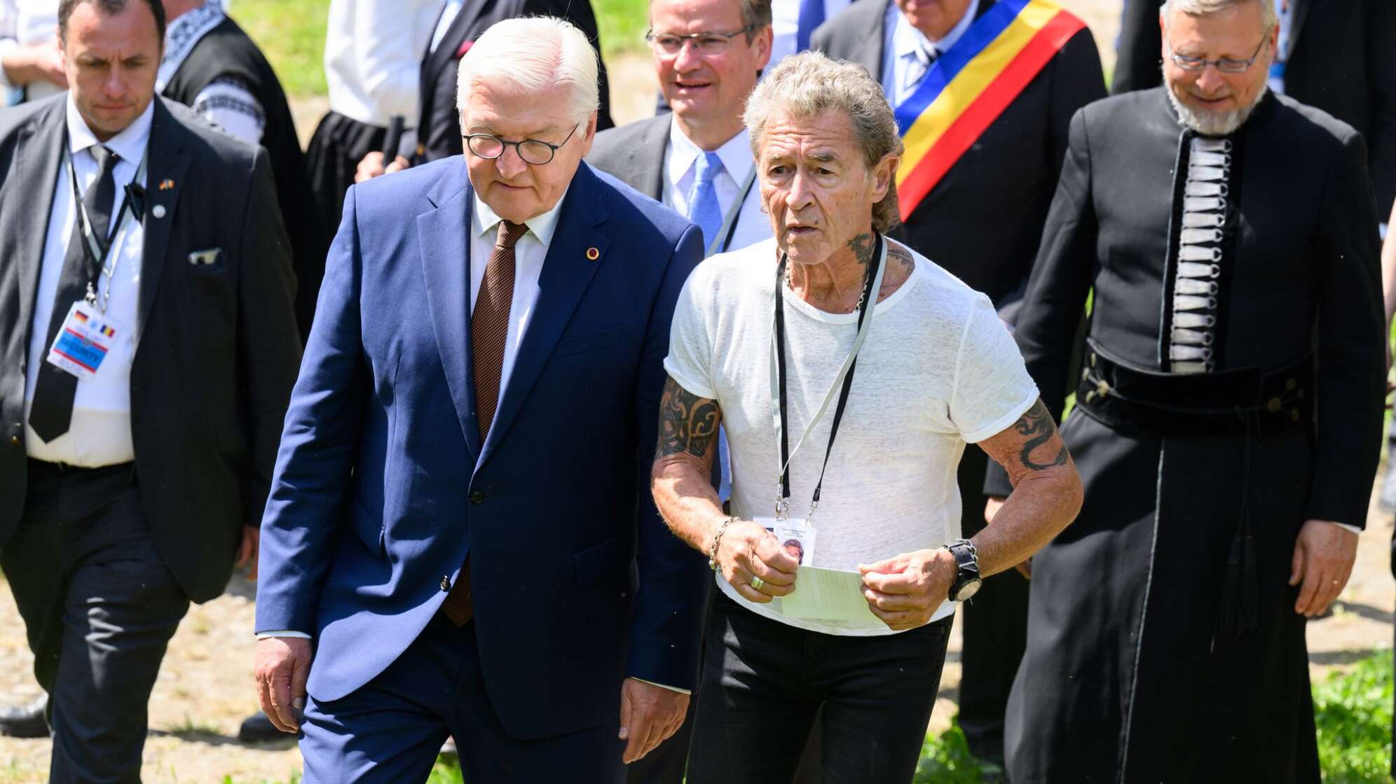 Bundespräsident Steinmeier gratuliert Peter Maffay