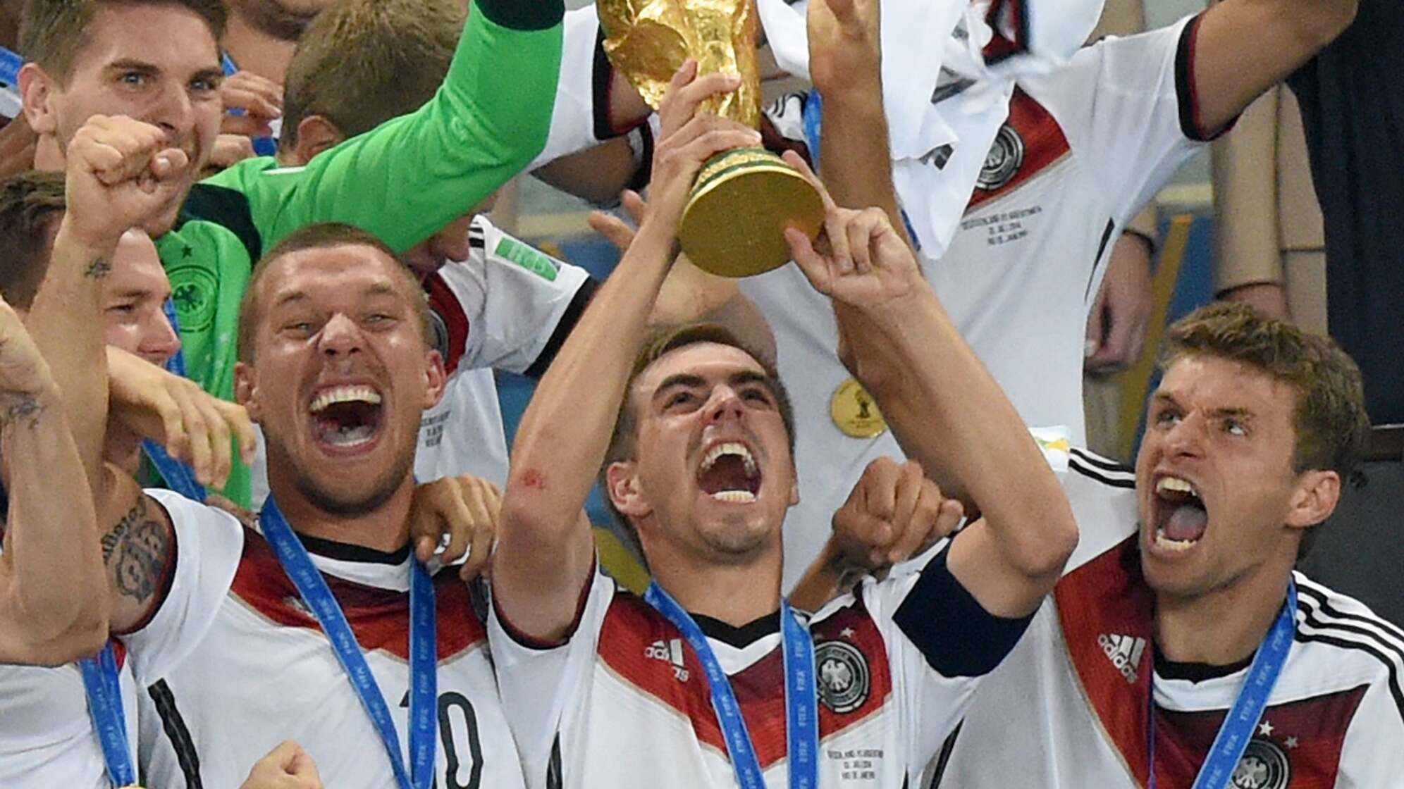 Philipp Lahm beim WM-Triumph 2014