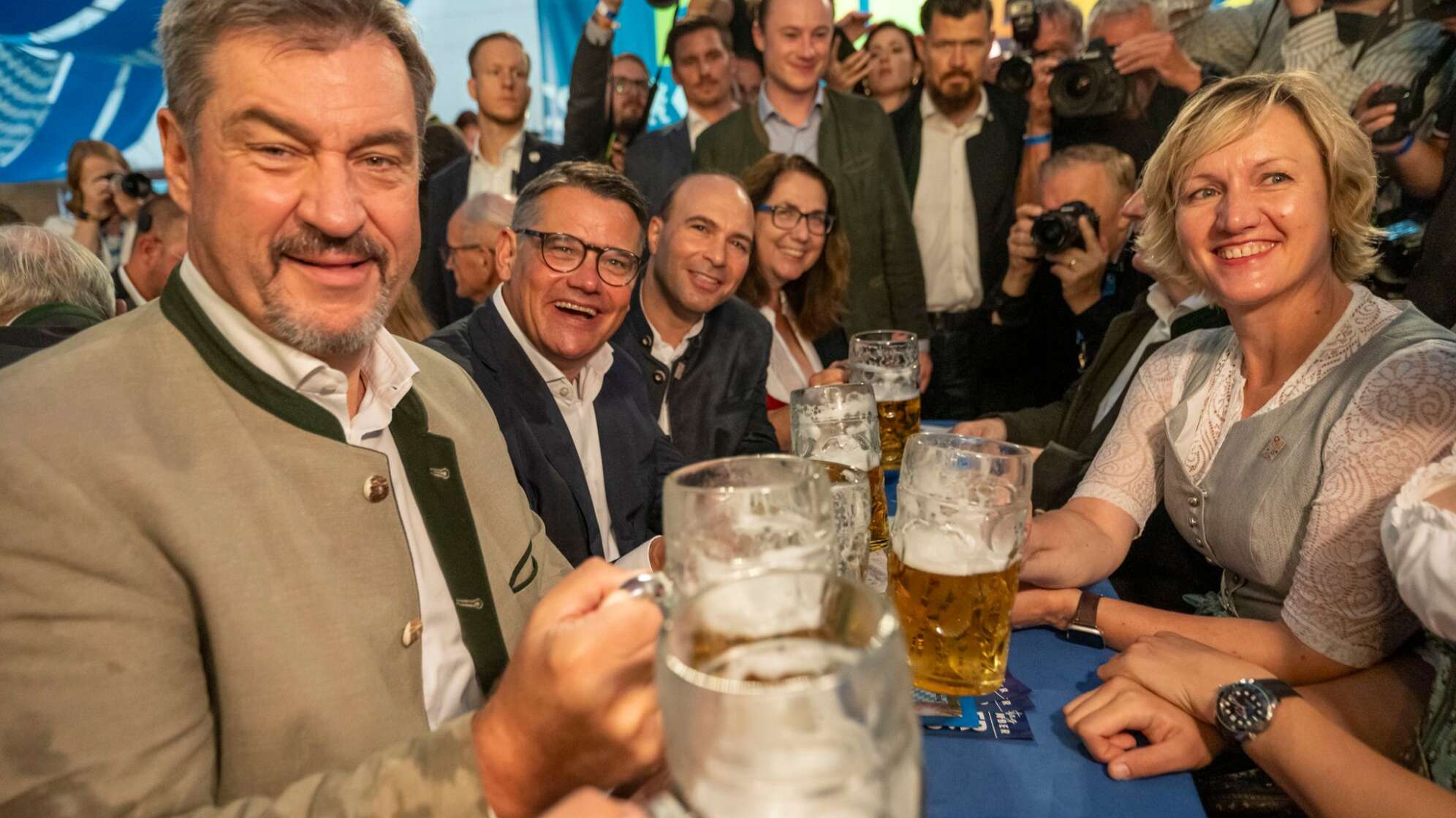 Politischer Frühschoppen auf dem Volksfest Gillamoos