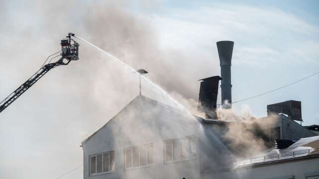 Landkreis Wunsiedel beendet Katastrophenfall nach Großbrand