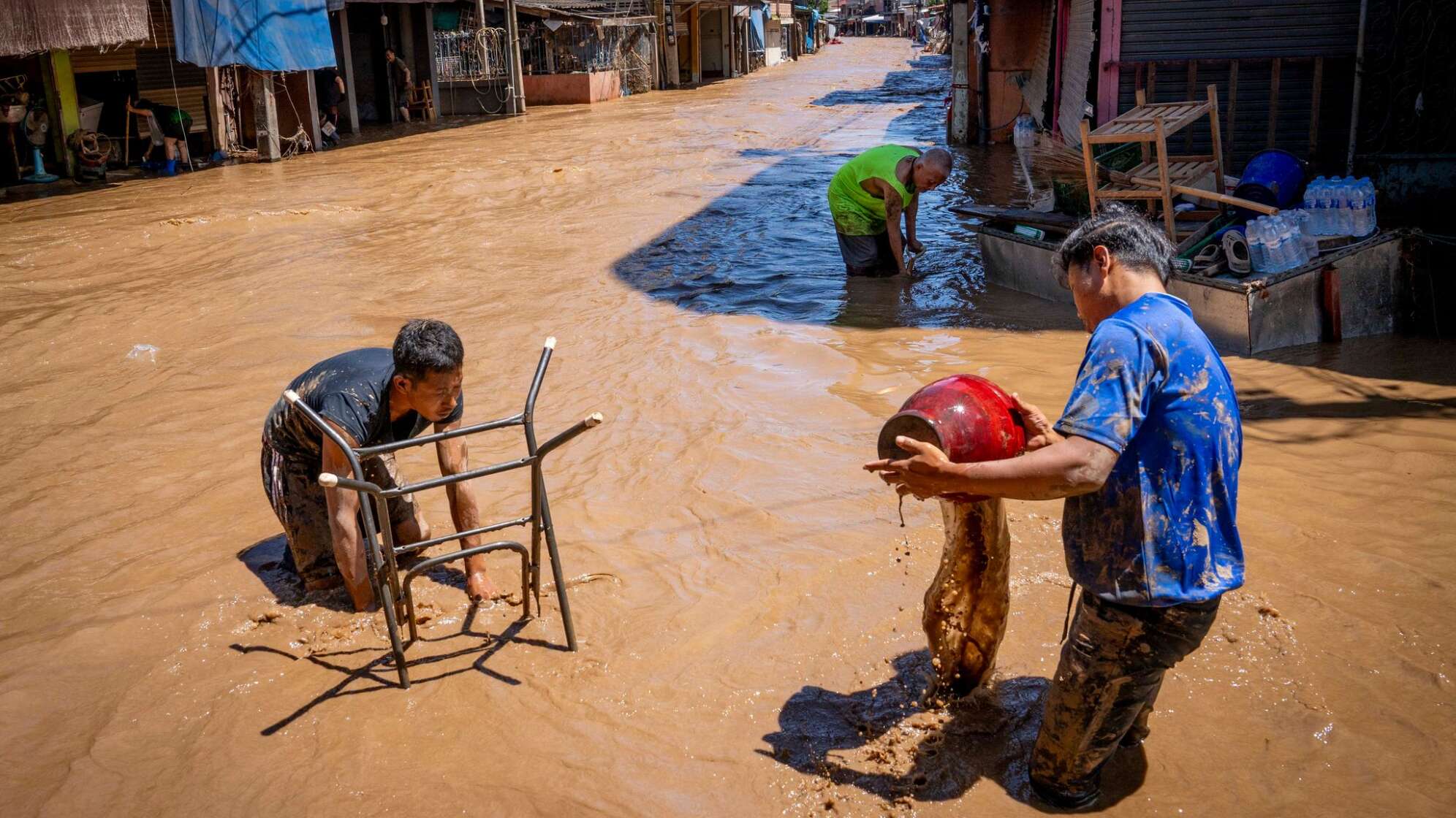 Schwere Überschwemmungen in Nordthailand