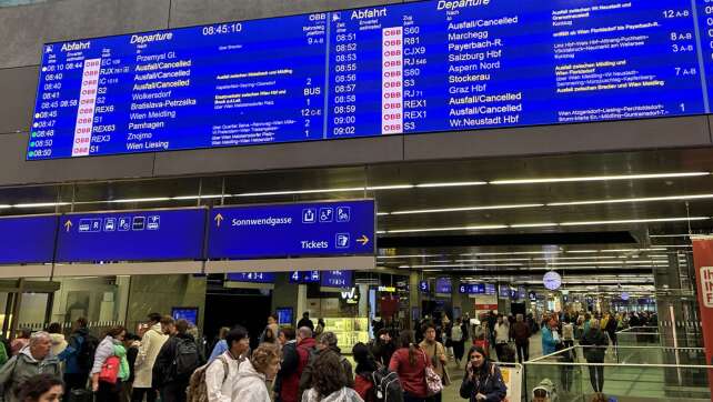 Bahnfahrten Wien-München nach Hochwasser wieder möglich