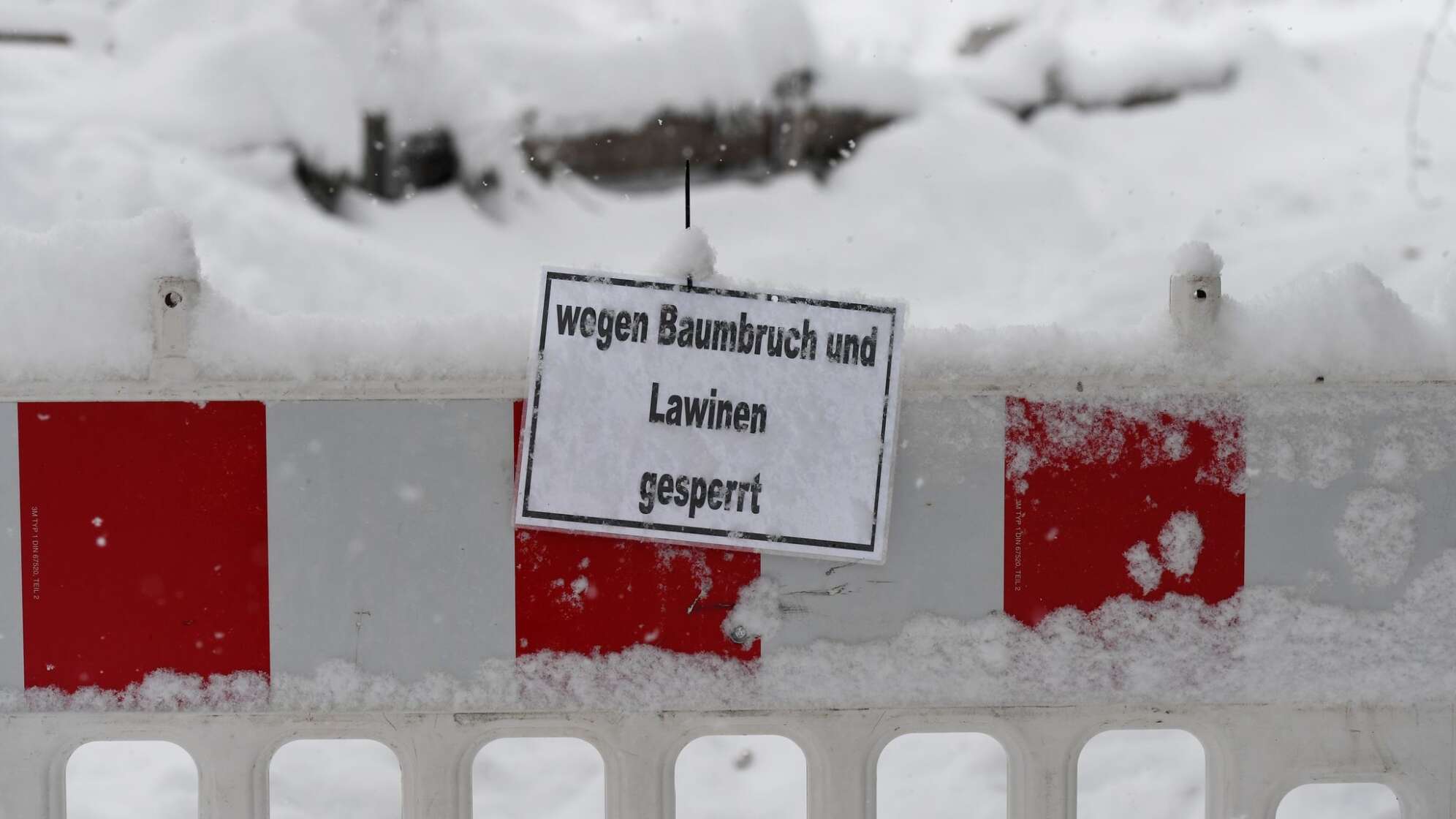 Schnee in Garmisch-Partenkirchen