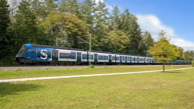 Weiß-blaue S-Bahnen für München