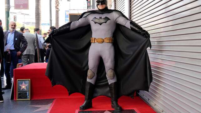 Ein Stern für Batman - erster Superheld auf «Walk of Fame»