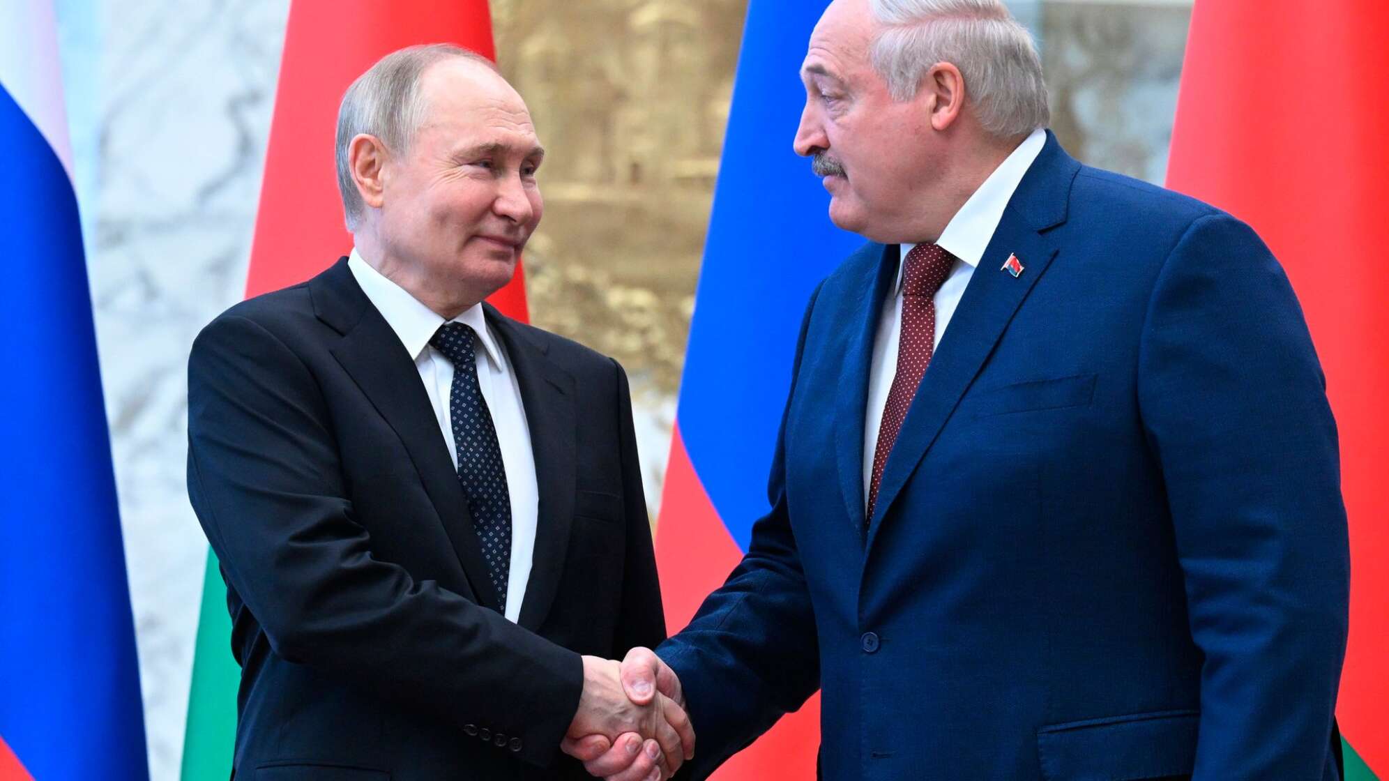 Russlands Präsident Putin trifft Belarus' Präsident Lukaschenko