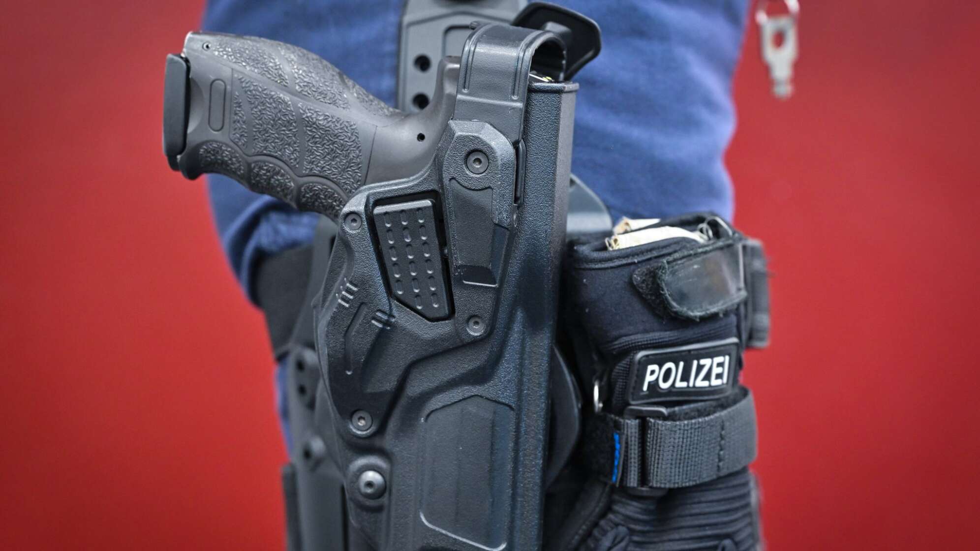 Dienstwaffe der Polizei