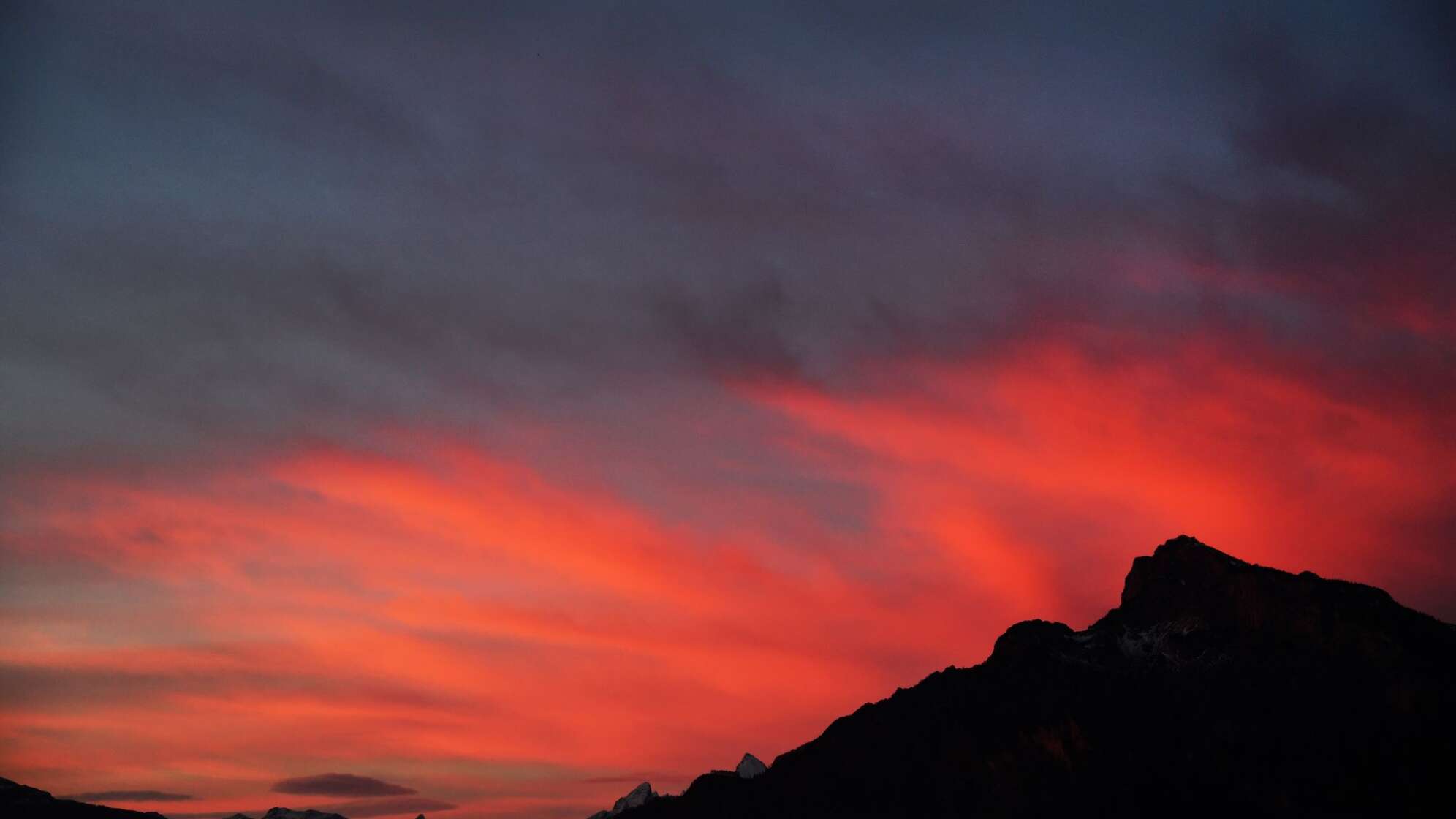 Sonnenaufgang in Österreich