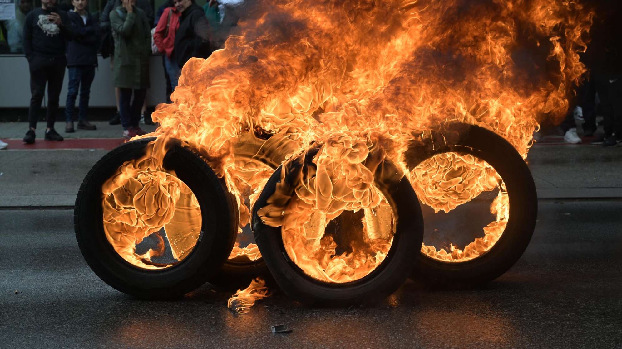 Proteste am Audi-Werk in Brüssel