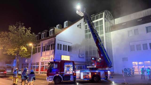 Elf Verletzte bei Hotelbrand in Bamberg