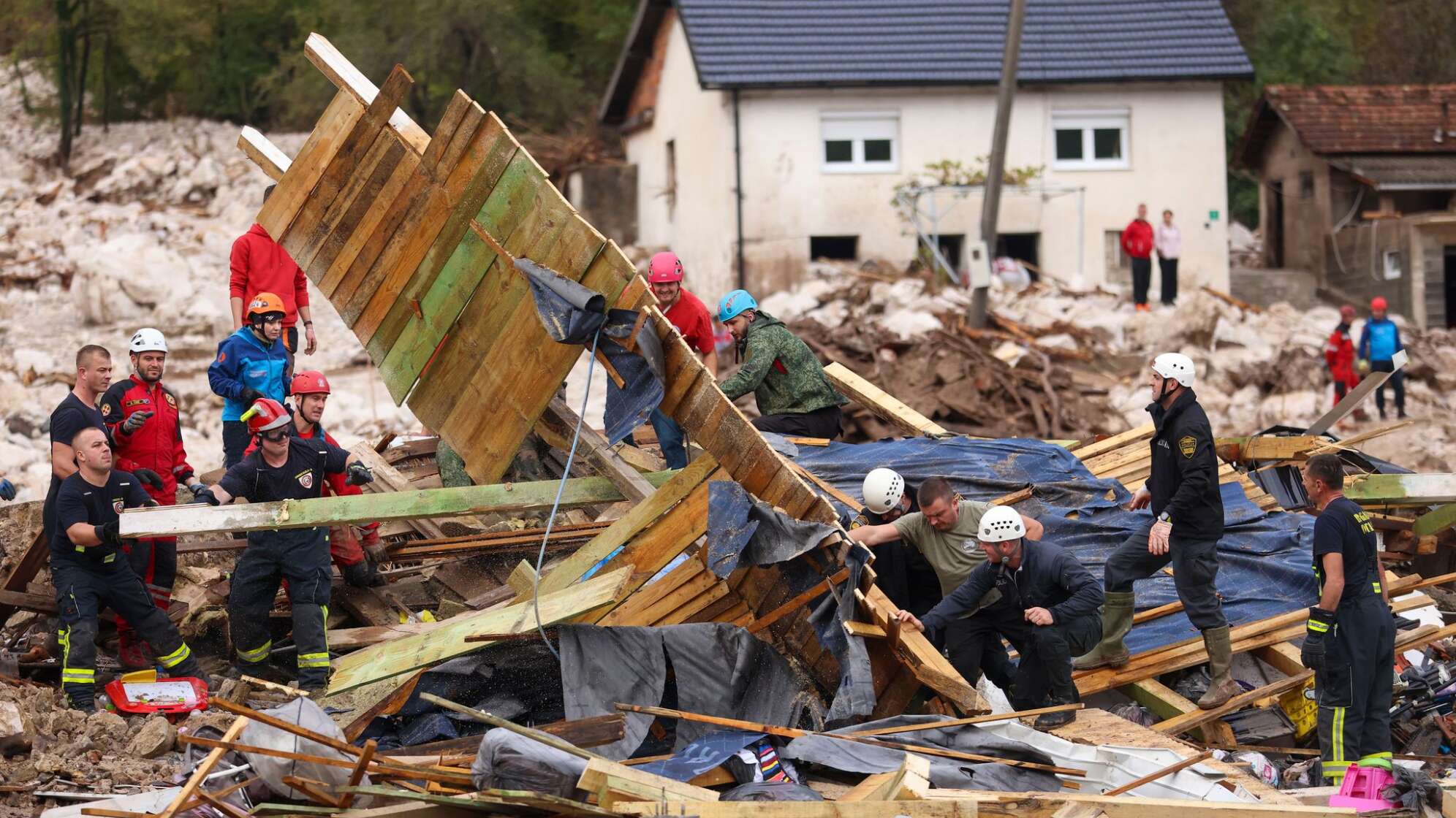 Nach Hochwasser in Bosnien-Herzegowina