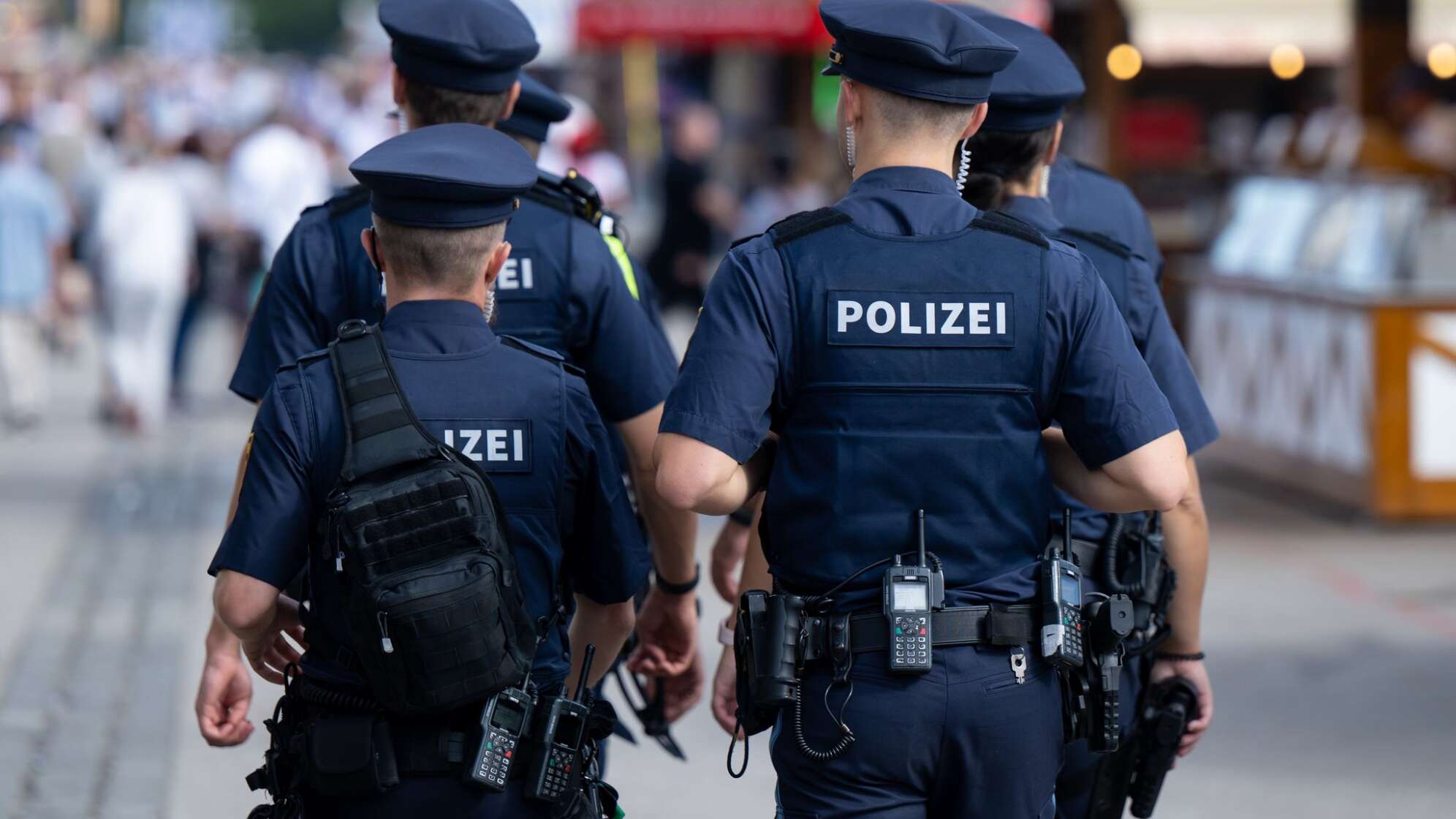 Polizisten auf der Wiesn