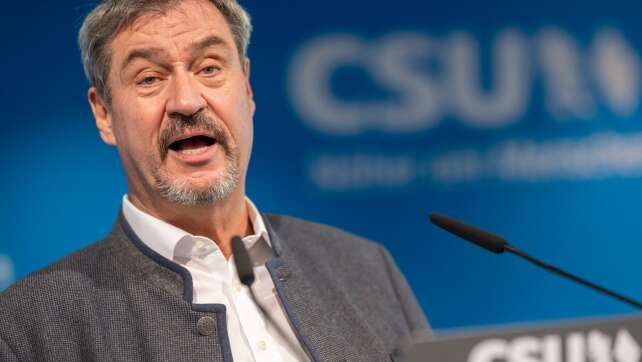 CSU-Parteitag in Augsburg: Söder betont strikte Migrationspolitik und Wehrpflicht