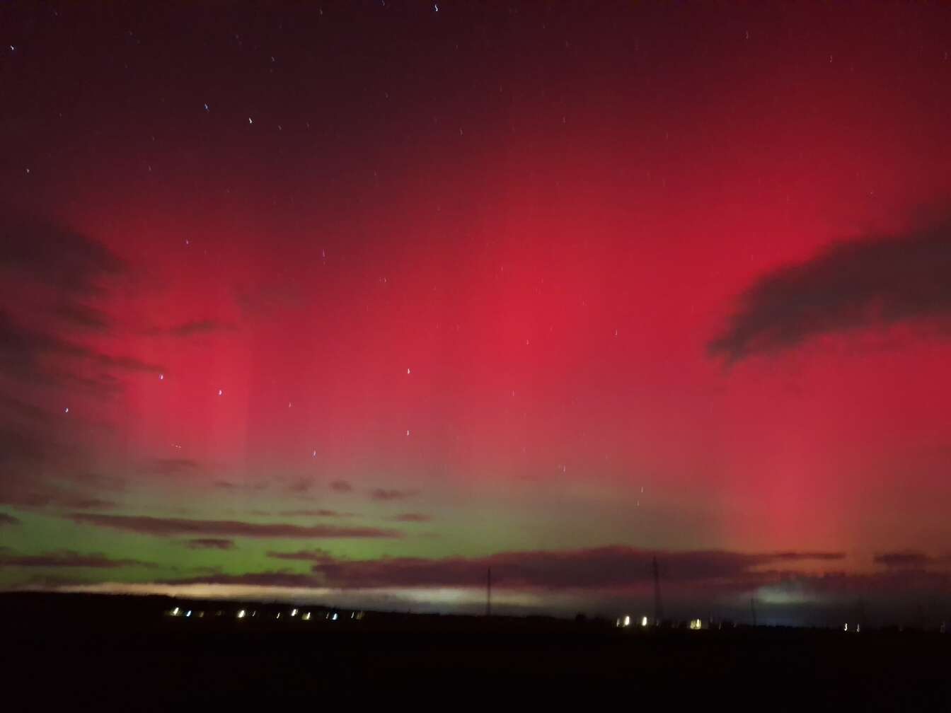 Polarlichter in Bayern