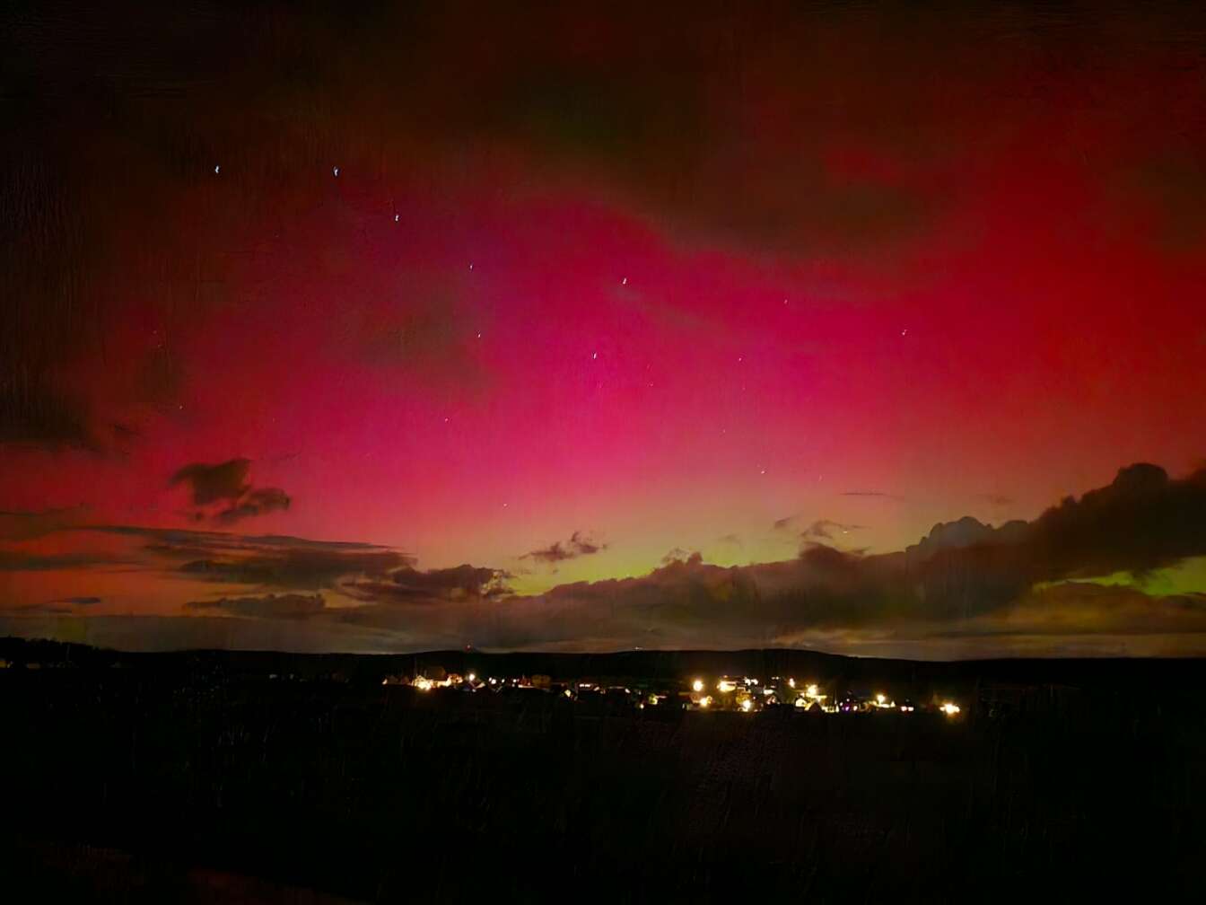 Polarlichter in Bayern