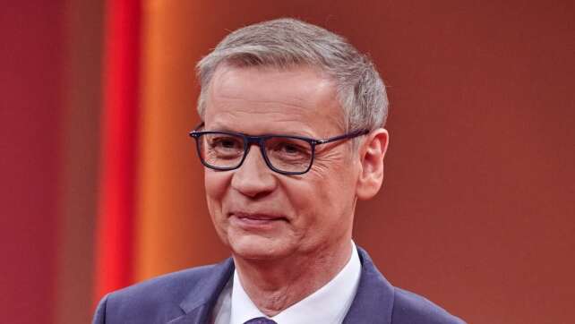 Fernsehmoderator Günther Jauch im Sonntagsfrühstück