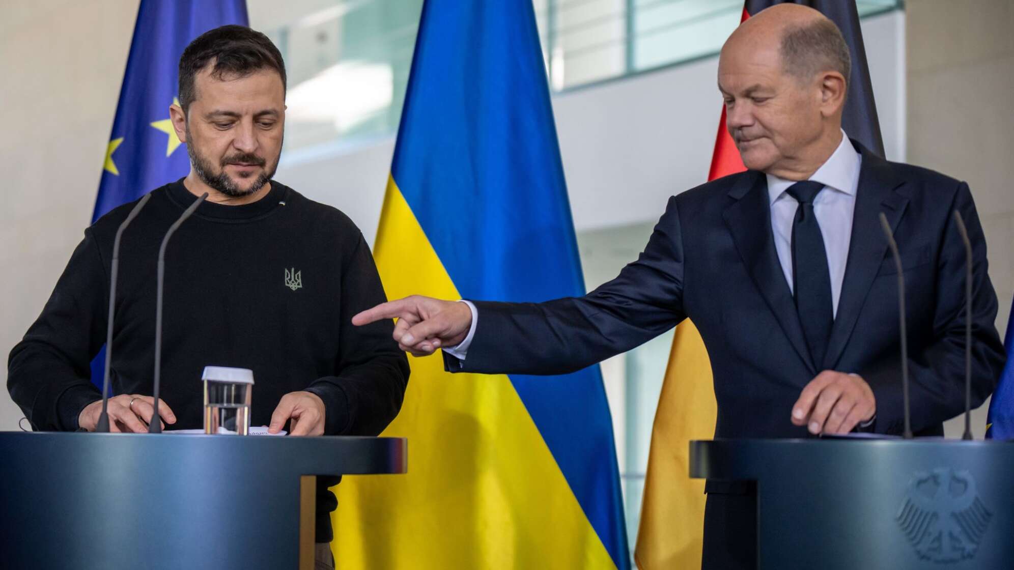 Ukrainischer Präsident Selenskyj in Berlin