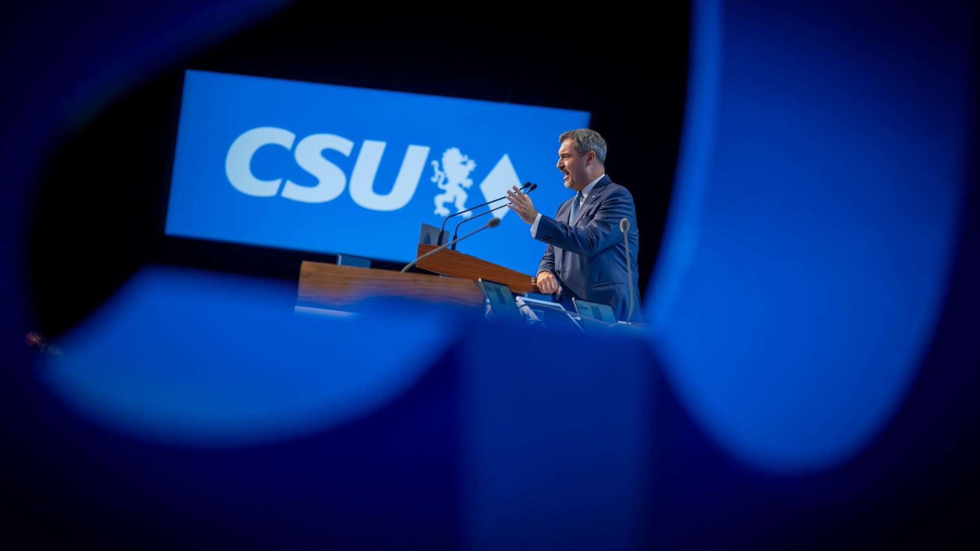 Beginn Parteitag CSU