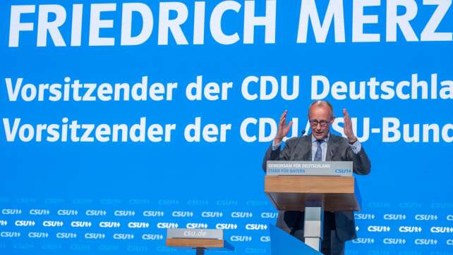 Merz warnt CDU und CSU vor Koalitionswahlkampf