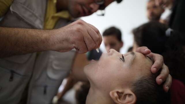 Zweite Runde der Polio-Impfungen im Gazastreifen begonnen