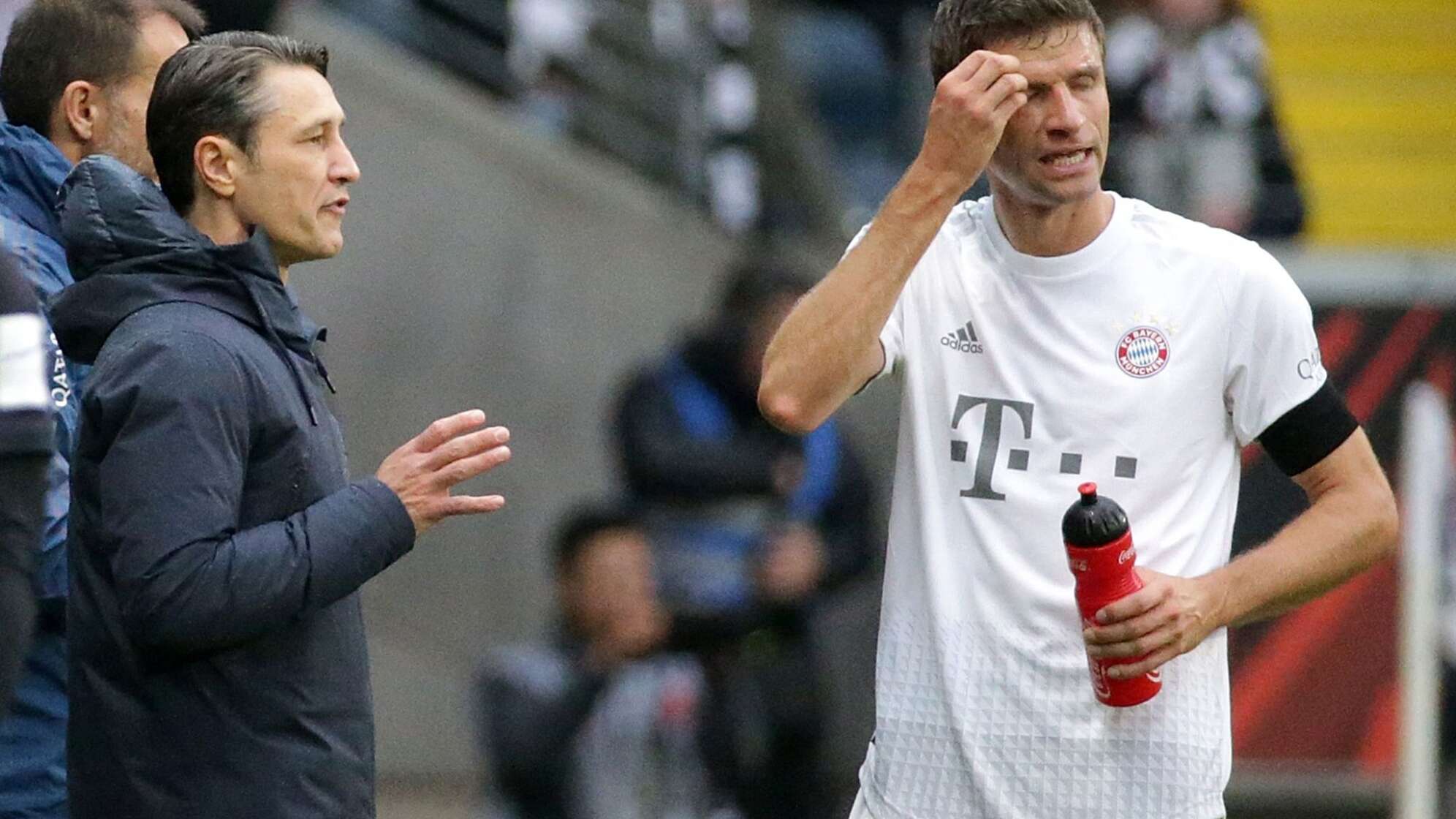 Niko Kovac (l) und Thomas Müller