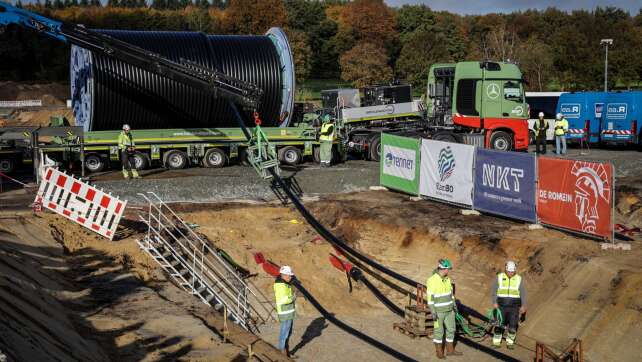 Bau der Trasse Suedlink - Vier Kabel für die Energiewende