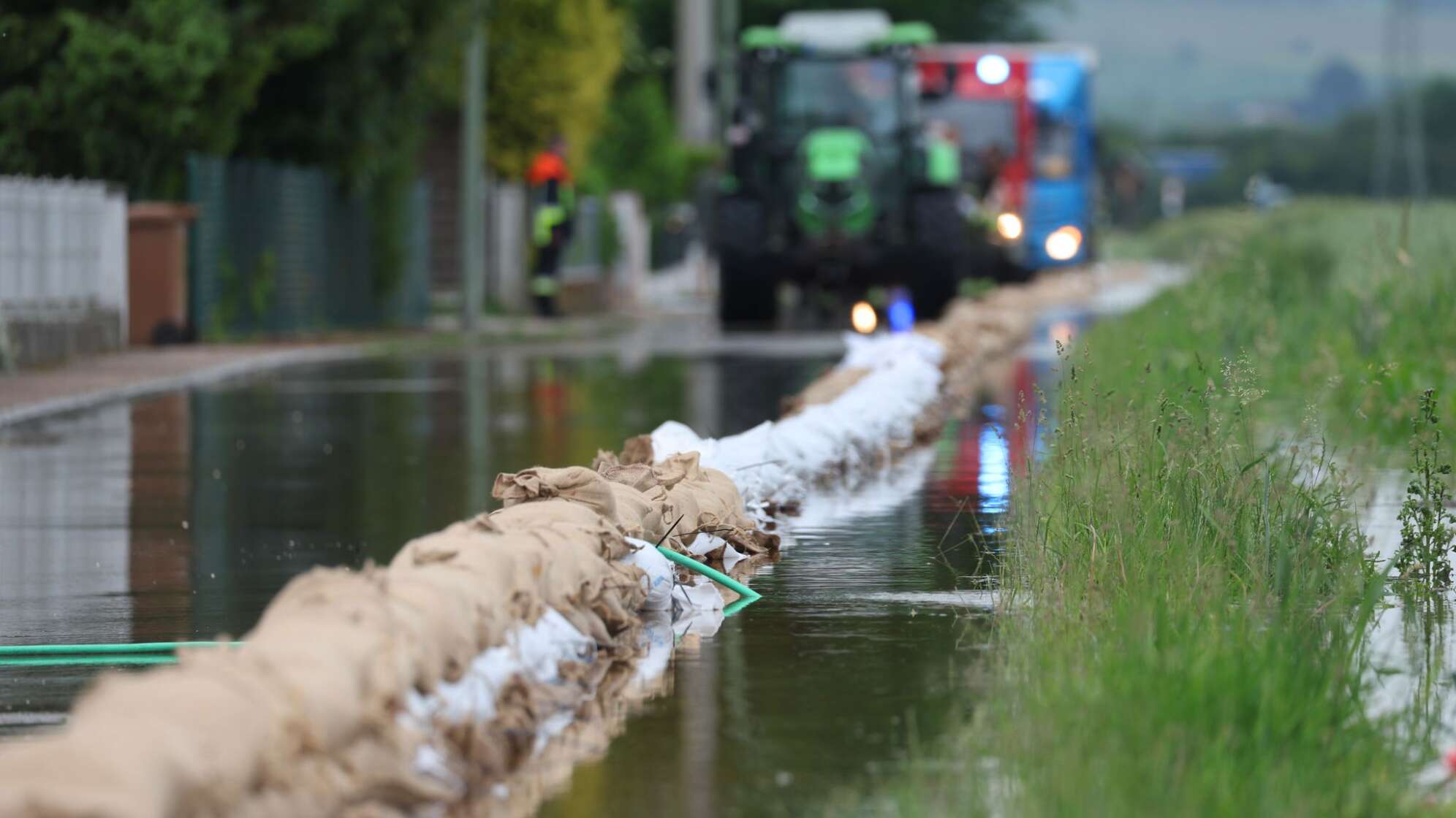 Hochwasser in Bayern - Donauwörth