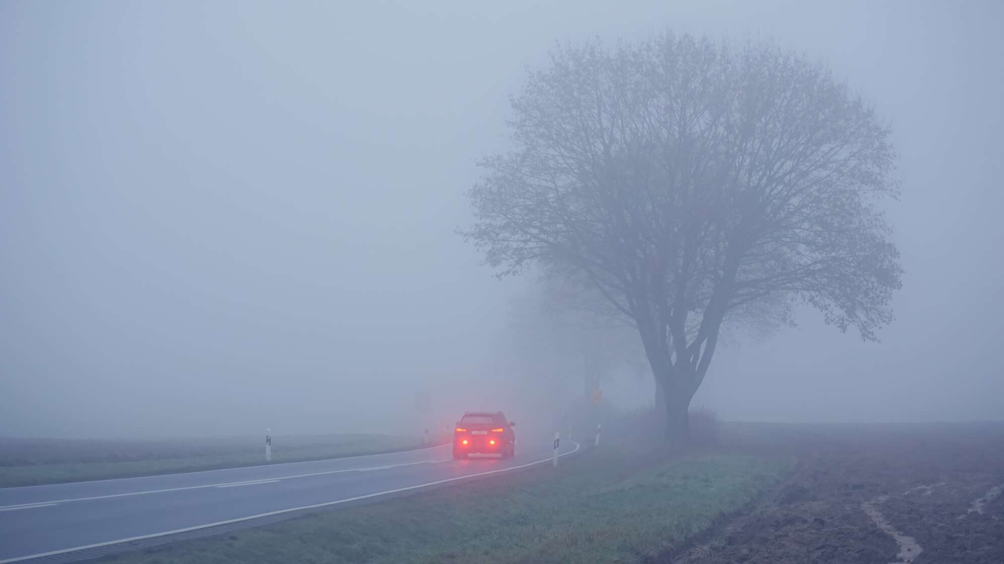 Auto im Nebel