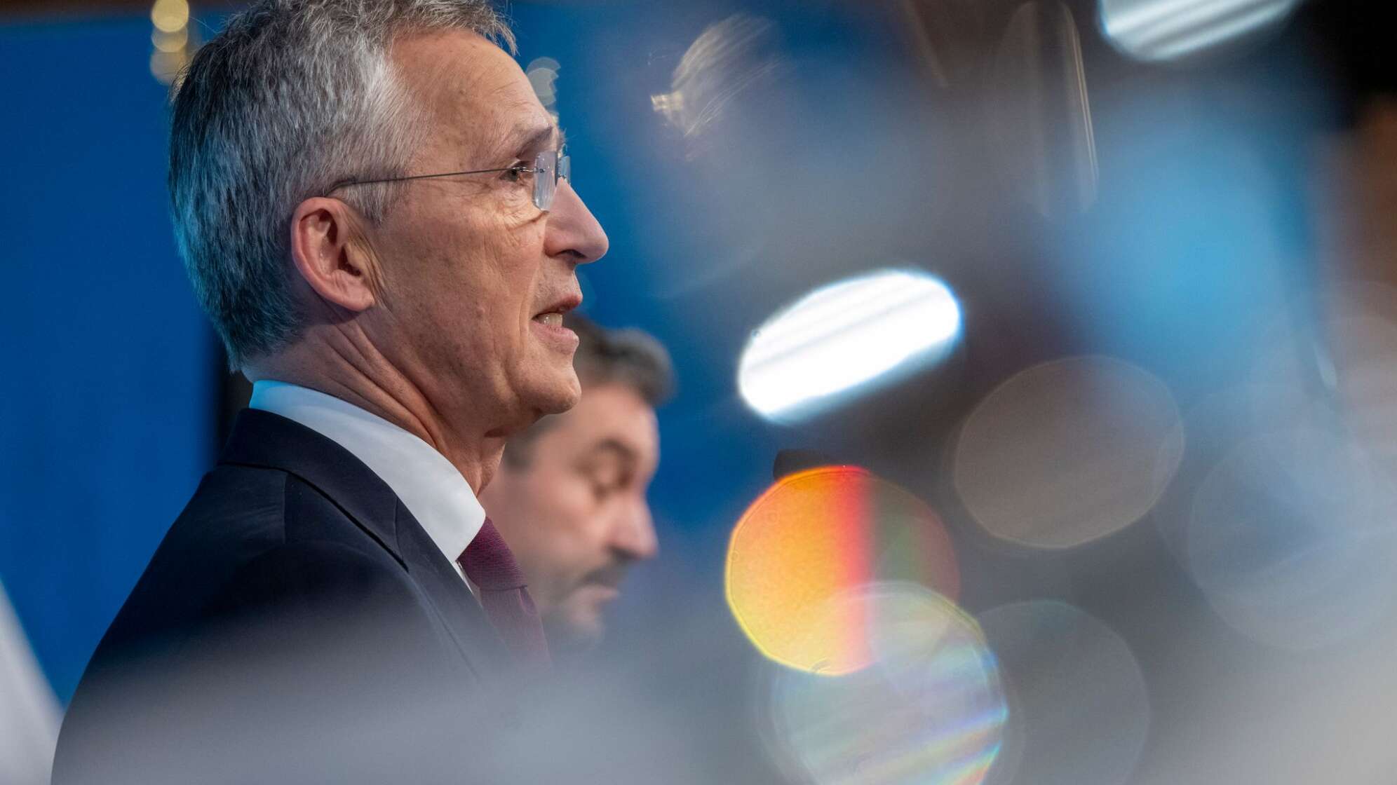 Söder empfängt Stoltenberg